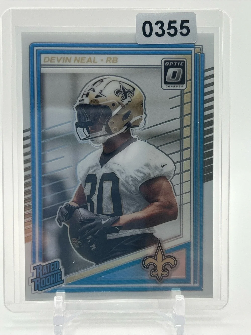Devin Neal Rated Rookie Football Trading Card 🏈